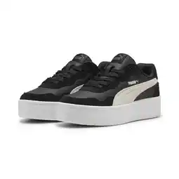 Decathlon Court Lally Skye Suede sneakers voor dames PUMA Black White aanbieding