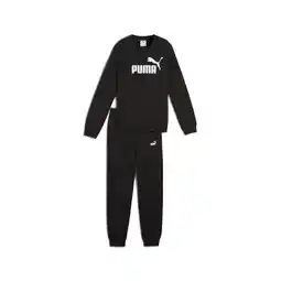 Decathlon Essentials No. 1-logo joggingpak met ronde hals voor jongeren PUMA Black aanbieding