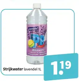 Wibra Strijkwater lavendel 1L aanbieding