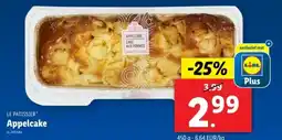 Lidl Le patissier appelcake aanbieding