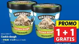 Lidl Ben & jerry's cookie dough aanbieding