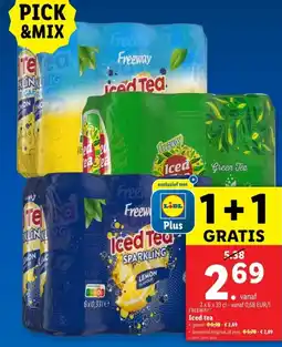 Lidl Freeway iced tea aanbieding