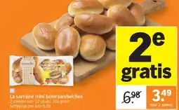 Albert Heijn La Lorraine mini botersandwiches aanbieding