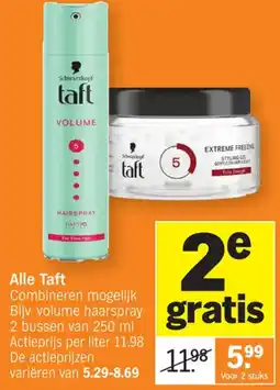 Albert Heijn Alle Taft aanbieding