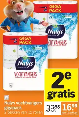 Albert Heijn Nalys vochtvangers gigapack aanbieding