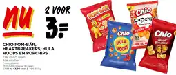 Jumbo Chio pom-bär, heartbreakers, hula hoops en popchips aanbieding