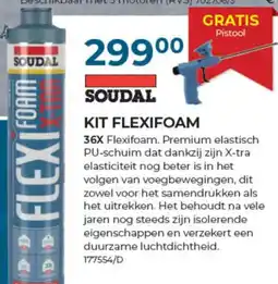 Meno Pro Soudal kit flexifoam aanbieding