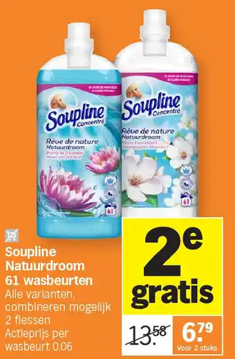 Albert Heijn Soupline Natuurdroom 61 wasbeurten aanbieding