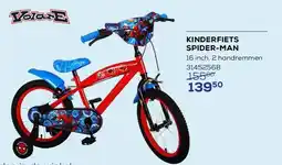 Supra Bazar KINDERFIETS SPIDER-MAN 16 inch, 2 handremmen aanbieding