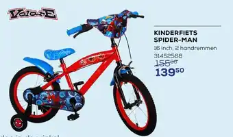 Supra Bazar KINDERFIETS SPIDER-MAN 16 inch, 2 handremmen aanbieding