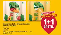 Delhaize Bruisende of niet-bruisende drank op basis van thee aanbieding