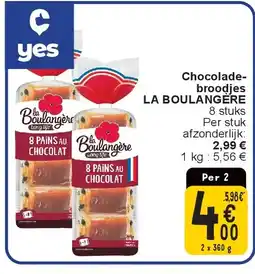 Cora Chocoladebroodjes LA BOULANGÈRE aanbieding