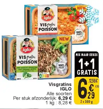 Cora Visgratins IGLO aanbieding