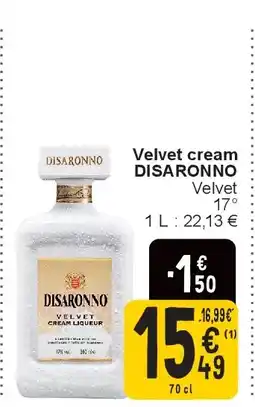 Cora Velvet cream DISARONNO aanbieding