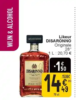 Cora Likeur DISARONNO aanbieding