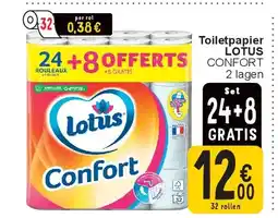 Cora Toiletpapier LOTUS aanbieding