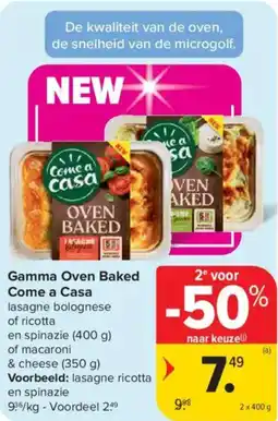 Carrefour Market Gamma oven baked come a casa aanbieding