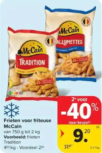 Carrefour Market Frieten voor friteuse McCain aanbieding