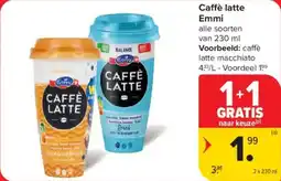 Carrefour Market Caffè latte emmi aanbieding