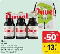 Carrefour Market Bier Duvel aanbieding