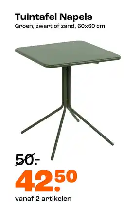 Kwantum Tuintafel Napels aanbieding