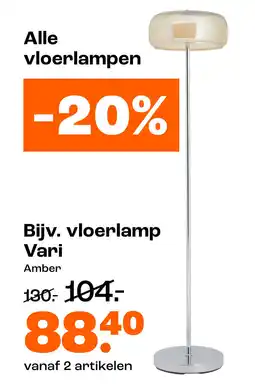 Kwantum Vloerlamp vari aanbieding