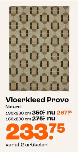 Kwantum Vloerkleed Provo aanbieding
