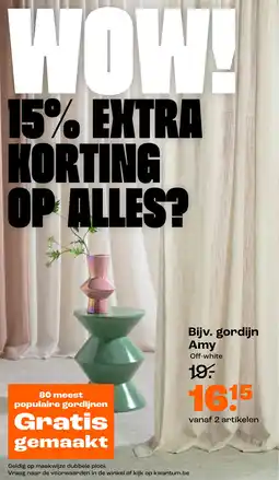 Kwantum Gordijn amy aanbieding