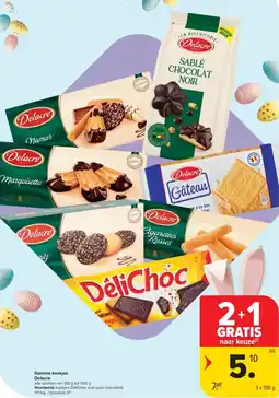 Carrefour Delacre gamma koekjes aanbieding