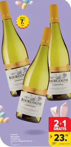 Carrefour Bourgogne Chardonnay La Cave d'Augustin Florent wit aanbieding