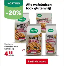 AVEVE Aveve Mix voor wafels 1 kg aanbieding