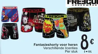 Cora Freegun fantasieshorty voor heren aanbieding