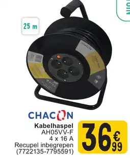 Cora Chacon kabelhaspel AH05VV-F aanbieding