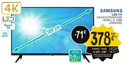 Cora SAMSUNG LED-TV UE43CU7040KXXN HDMI x 3, USB aanbieding