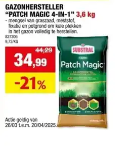 Hubo Patch magic 4-in-1 gazonhersteller aanbieding