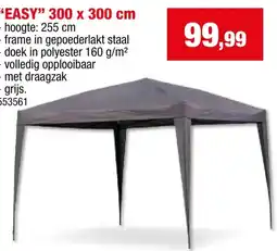 Hubo EASY 300 x 300 cm - hoogte: 255 cm aanbieding