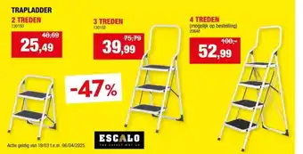 Hubo TRAPLADDER aanbieding