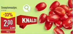 ALDI Snoeptomaatjes aanbieding