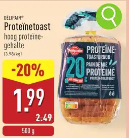 ALDI Délipain Proteïnetoast aanbieding