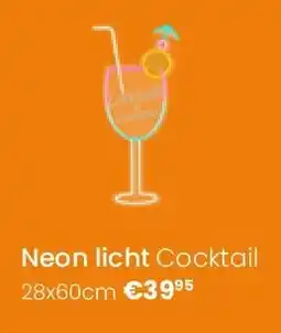 Europoint Neon licht Cocktail aanbieding