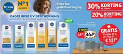 Kruidvat Nivea Sun gezichtsverzorging aanbieding