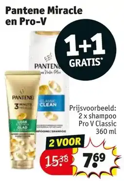 Kruidvat Pantene Miracle en Pro-V aanbieding