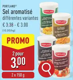 ALDI Portland sel aromatisé aanbieding