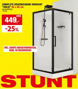Hubo Complete Douchecabine Vierkant Solis aanbieding