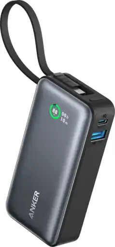 Coolblue Anker Nano Batterie Externe 10 000 mAh avec Charge Rapide Noir aanbieding