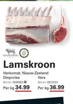 Sligro Lamskroon Diepvries aanbieding