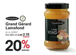 Sligro Grand Gérard Lamsfond aanbieding