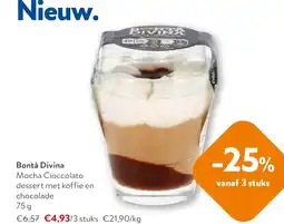 OKay Bontà Divina Mocha Cioccolato dessert met koffie en chocolade aanbieding