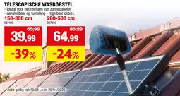 Hubo Telescopische wasborstel aanbieding