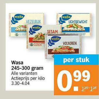Albert Heijn Wasa aanbieding